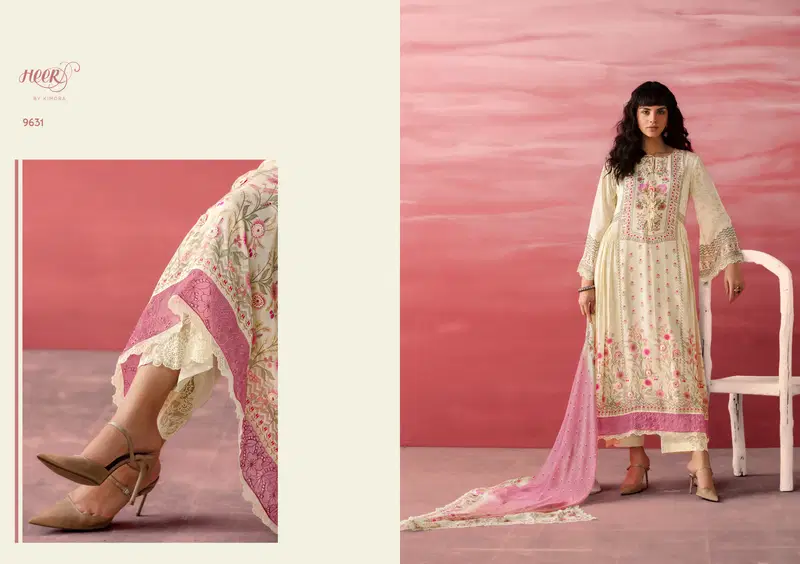 Jimmy By Kimora Heer Muslin Embroidery Salwar Suits Orders In India